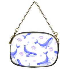 Whale Fish Sea Pattern Mammal Ocean Chain Purse (one Side) by Ravend