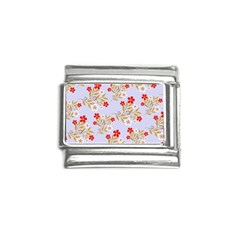 Nature Illustration Pattern Flower Floral Italian Charm (9mm)