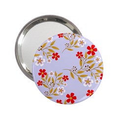 Nature Illustration Pattern Flower Floral 2 25  Handbag Mirrors by Ravend