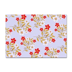 Nature Illustration Pattern Flower Floral Sticker A4 (100 Pack)