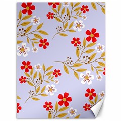 Nature Illustration Pattern Flower Floral Canvas 36  X 48 