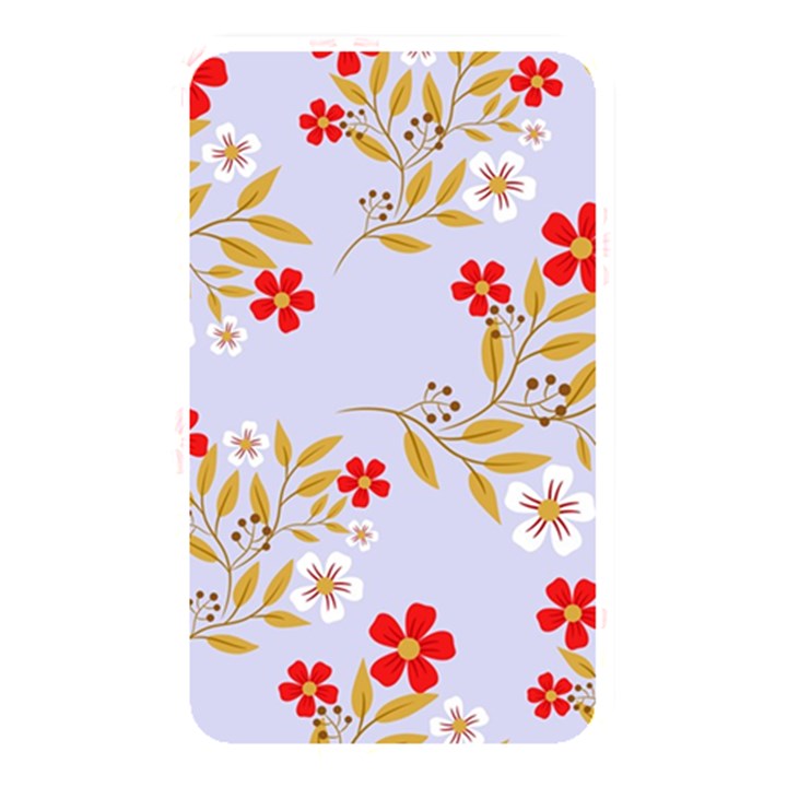 Nature Illustration Pattern Flower Floral Memory Card Reader (Rectangular)