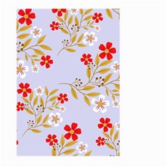 Nature Illustration Pattern Flower Floral Large Garden Flag (two Sides) by Ravend