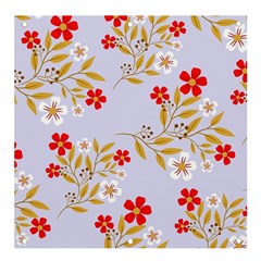 Nature Illustration Pattern Flower Floral Banner And Sign 4  X 4  by Ravend