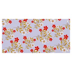 Nature Illustration Pattern Flower Floral Banner And Sign 6  X 3  by Ravend