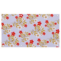 Nature Illustration Pattern Flower Floral Banner And Sign 7  X 4 