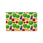 Food Illustration Pattern Texture Sticker Rectangular (10 pack) Front