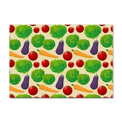 Food Illustration Pattern Texture Sticker A4 (10 Pack) by Ravend