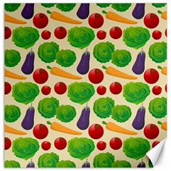 Food Illustration Pattern Texture Canvas 12  X 12  by Ravend