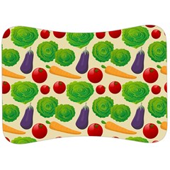 Food Illustration Pattern Texture Velour Seat Head Rest Cushion by Ravend