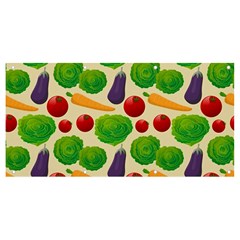 Food Illustration Pattern Texture Banner And Sign 8  X 4 