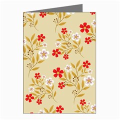 Illustration Pattern Flower Floral Greeting Cards (pkg Of 8)