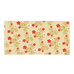 Illustration Pattern Flower Floral Satin Wrap 35  X 70  by Ravend