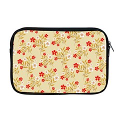 Illustration Pattern Flower Floral Apple Macbook Pro 17  Zipper Case by Ravend