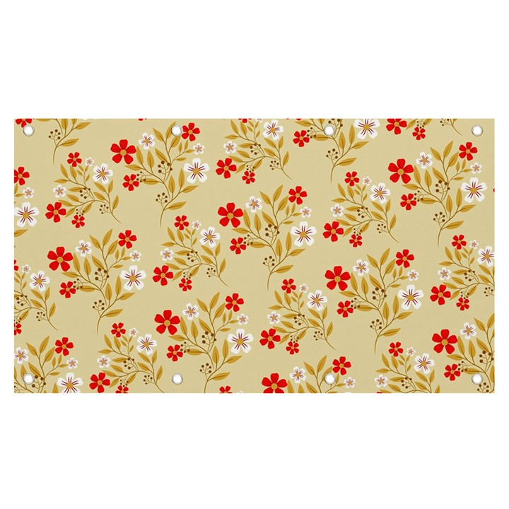 Illustration Pattern Flower Floral Banner and Sign 7  x 4 