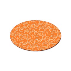 Illustration Abstract Pattern Seamless Sticker Oval (10 Pack)