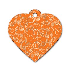 Illustration Abstract Pattern Seamless Dog Tag Heart (two Sides) by Ravend