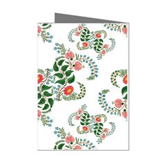 Background Pattern Texture Design Mini Greeting Cards (pkg Of 8)