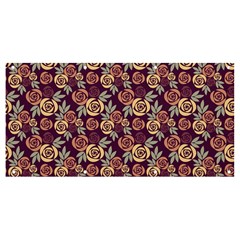 Illustration Flower Floral Nature Pattern Background Banner And Sign 8  X 4 