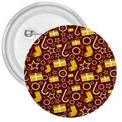 Pattern Paper Fabric Wrapping 3  Buttons by Ravend