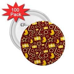 Pattern Paper Fabric Wrapping 2 25  Buttons (100 Pack)  by Ravend