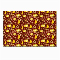 Pattern Paper Fabric Wrapping Postcard 4 x 6  (pkg Of 10) by Ravend