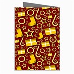 Pattern Paper Fabric Wrapping Greeting Card Right