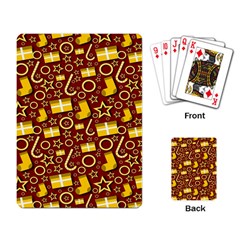 Pattern Paper Fabric Wrapping Playing Cards Single Design (rectangle) by Ravend