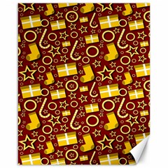 Pattern Paper Fabric Wrapping Canvas 16  X 20  by Ravend