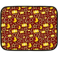 Pattern Paper Fabric Wrapping Fleece Blanket (mini) by Ravend