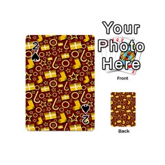 Pattern Paper Fabric Wrapping Playing Cards 54 Designs (mini) by Ravend