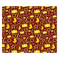 Pattern Paper Fabric Wrapping Double Sided Flano Blanket (small)  by Ravend