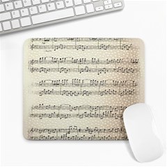 Music Beige Vintage Paper Background Design Large Mousepad by Ravend