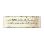 Music Beige Vintage Paper Background Design Sticker (Bumper) Front