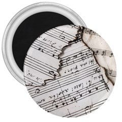 Music Notes Note Music Melody Sound Pattern 3  Magnets by Ravend