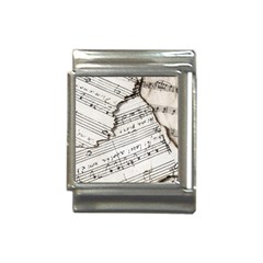 Music Notes Note Music Melody Sound Pattern Italian Charm (13mm) by Ravend