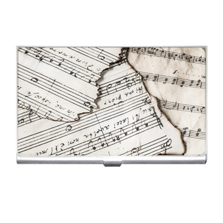 Music Notes Note Music Melody Sound Pattern Business Card Holder