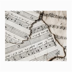 Music Notes Note Music Melody Sound Pattern Small Glasses Cloth by Ravend