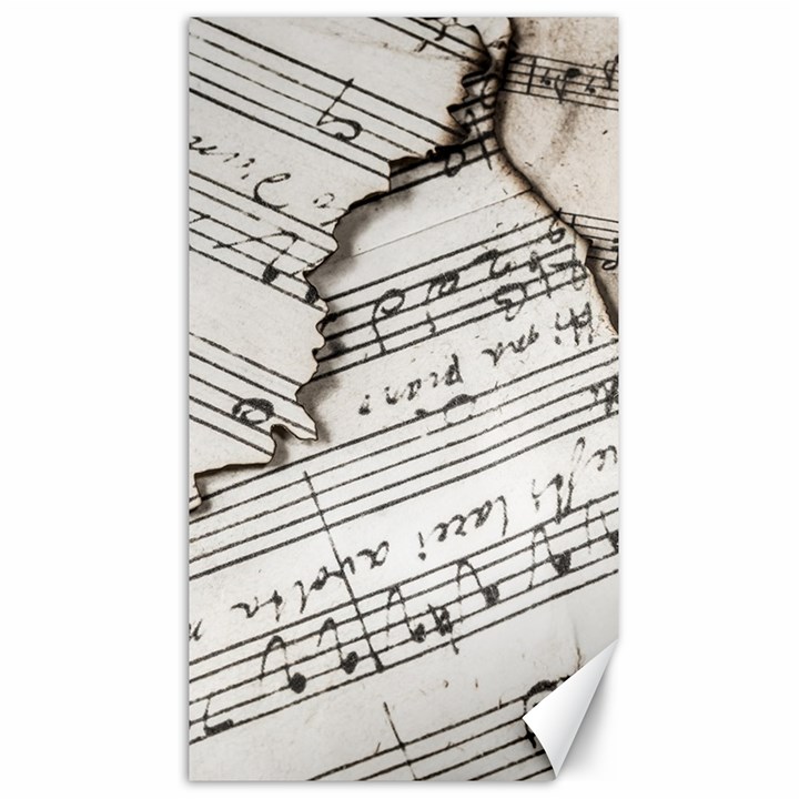 Music Notes Note Music Melody Sound Pattern Canvas 40  x 72 