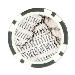 Music Notes Note Music Melody Sound Pattern Poker Chip Card Guard by Ravend