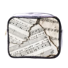 Music Notes Note Music Melody Sound Pattern Mini Toiletries Bag (one Side) by Ravend