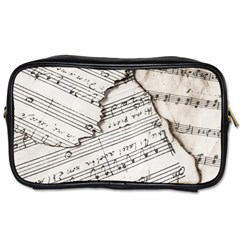 Music Notes Note Music Melody Sound Pattern Toiletries Bag (two Sides) by Ravend