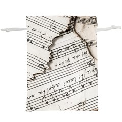 Music Notes Note Music Melody Sound Pattern  Lightweight Drawstring Pouch (xl) by Ravend