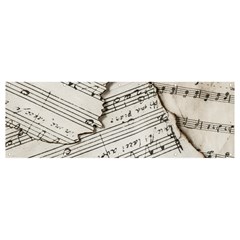 Music Notes Note Music Melody Sound Pattern Banner And Sign 12  X 4  by Ravend