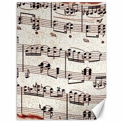 Vintage Beige Music Paper Background Design Canvas 36  X 48 