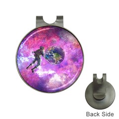 Astronaut Earth Space Planet Fantasy Hat Clips With Golf Markers by Ravend