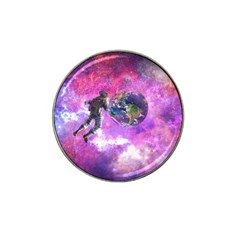 Astronaut Earth Space Planet Fantasy Hat Clip Ball Marker (4 Pack) by Ravend