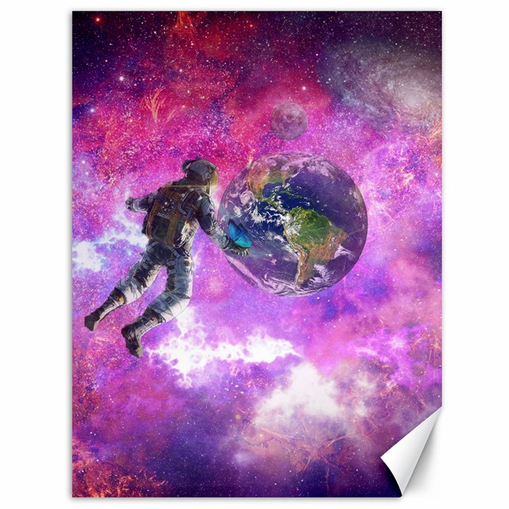 Astronaut Earth Space Planet Fantasy Canvas 36  x 48 