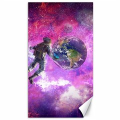 Astronaut Earth Space Planet Fantasy Canvas 40  X 72 