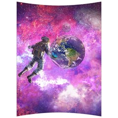 Astronaut Earth Space Planet Fantasy Back Support Cushion by Ravend